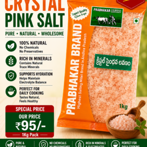prabhakar brand crystal pink salt 1KG