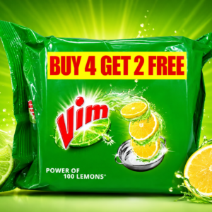 VIM POWER OF 100 LEMONS BUY 4 GET 2 FREE 180GM