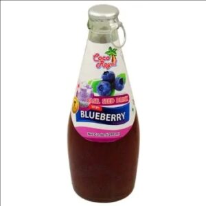 coco royal basil seed drink with blueberry 290ml