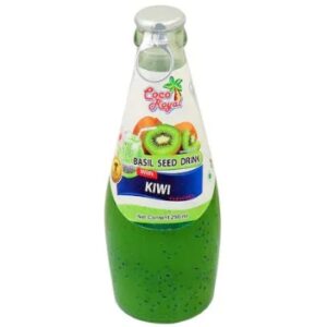 coco royal basil seed drink with kiwi 290ml