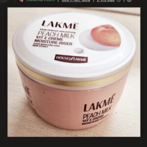 lakme peach milk creme moisturiser 200g