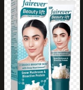 fairever beauty lift snow mushroom & bioactive protein face cream 25g