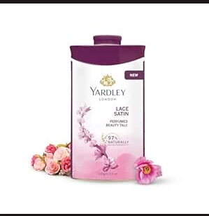 yardley lace satin talc 100g