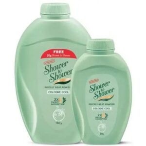 shower to shower prickly heat powder cologne cool 150g