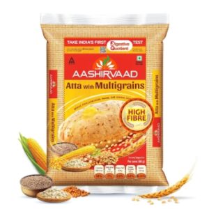 aashirvaad atta with mulitgrains high fibre 1KG