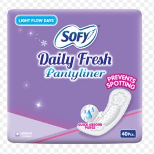 SOFY DAILY FRESH PANTYLINER (40UNITS)