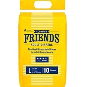 economy friends adult diapers L (10UNITS)