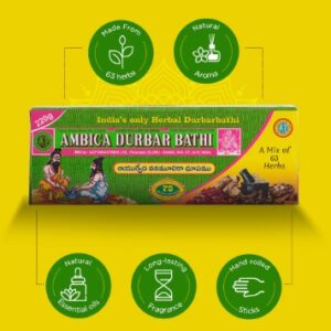 Ambica durbar bathi a mix of 63 herbs 35GM