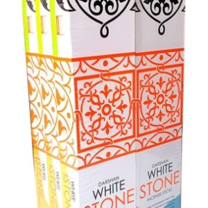 darshan white stone incense sticks 100g