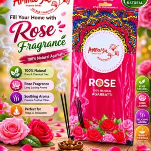 amnaya rose natural agarbatti