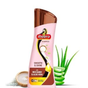 Meera  smooth & shain with rice kanji & aloe vera  shampoo 180ML