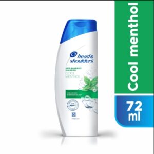 Head & shoulder anti dandruff shampoo cool menthol refreshes & cleaneses scalp 72ML