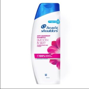 Head&shoulder anti dandruff shampoo smooth & silky nourishes dry hair & scalp 180ML