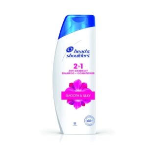 Head&shoulder 2 in 1 anti dandruff shampoo+conditioner smooth & silky 180ML
