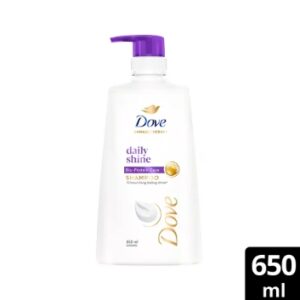 dove daily shine shampoo 650ml