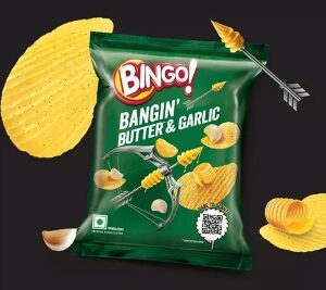 BINGO BANGIN BUTTER &GARLIC CHIPS