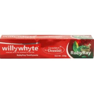 willy whyte rubyray toothpaste 200gm