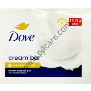 DOVE CREAM BAR MOISTURIZING CREAM 3UNITS *75GM=225GM