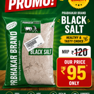 prabhakar brand black salt 1KG