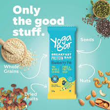 yoga bar break fast protein blue berry bar