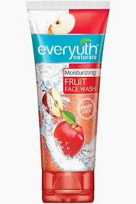 everyuth naturals moisturizing fruit face wash 50g
