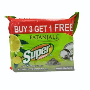 PATANJALI SUPER DISH WASH BAR BUY 3GET1FREE