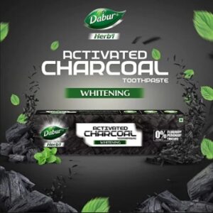 DABER HERBI ACTIVATED CHARCOAL TOOTHPASTE (2X120GM)