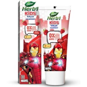 DABUR HERBL KIDS TOOTHPASTE STRAWBERRY 80GM