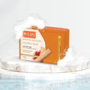 TULIPS CHANDAN KESAR HOMEMADE BATHING BAR 125GM