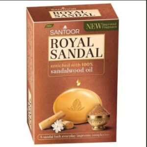 SANTOOR ROYAL SANDAL  75GM