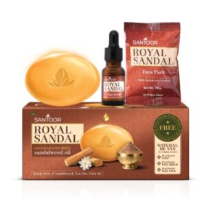 SANTOOR ROYAL SANDAL 3X SANDAL POWER 500GM