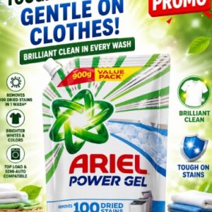 ARIEL MATIC LIQUID TOP LOAD POUCH 900GM
