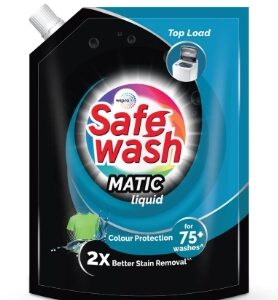 WIPRO SAFE WASH MATIC LIQUID TOP LOAD POUCH 2L