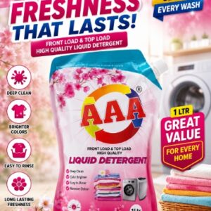 AAA LIQUID DETERGENT POUCH 1L