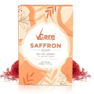 VCARE SAFFRON SOAP 100GM