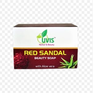 UVIS HERBAL & BEAUTY RED SANDAL SOAP 100GM